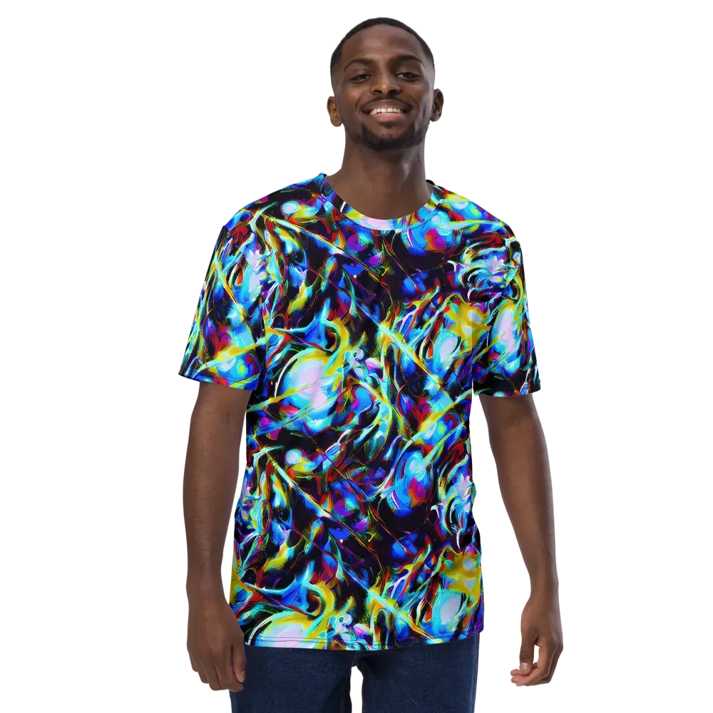 Spectrum Collision on Men's Crew Neck T-Shirt — Front