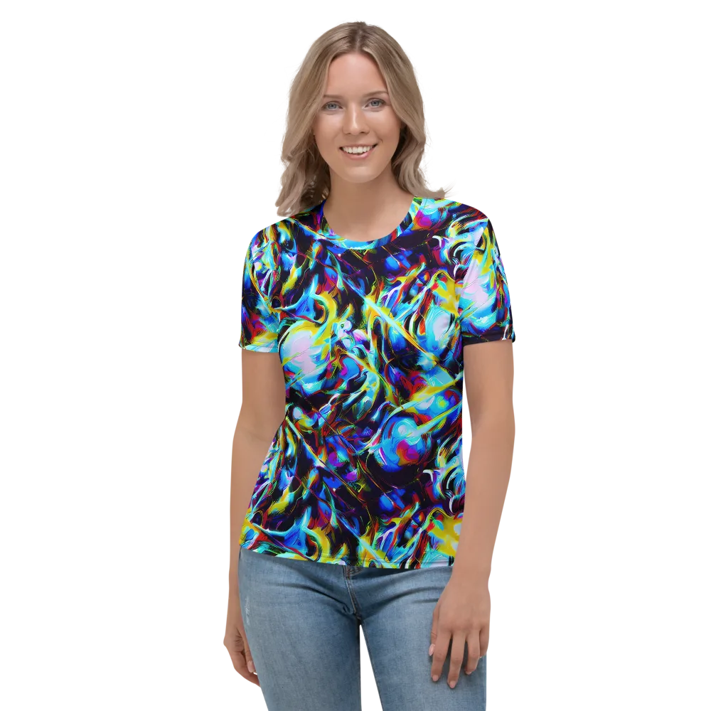 Spectrum Collision on Women's Crew Neck T-Shirt — Front