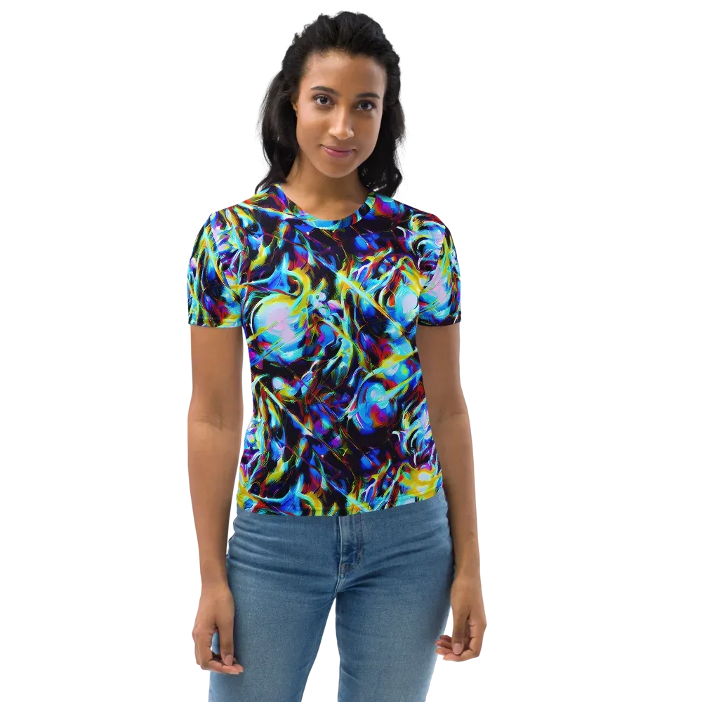 Spectrum Collision on Women's Crew Neck T-Shirt — Front
