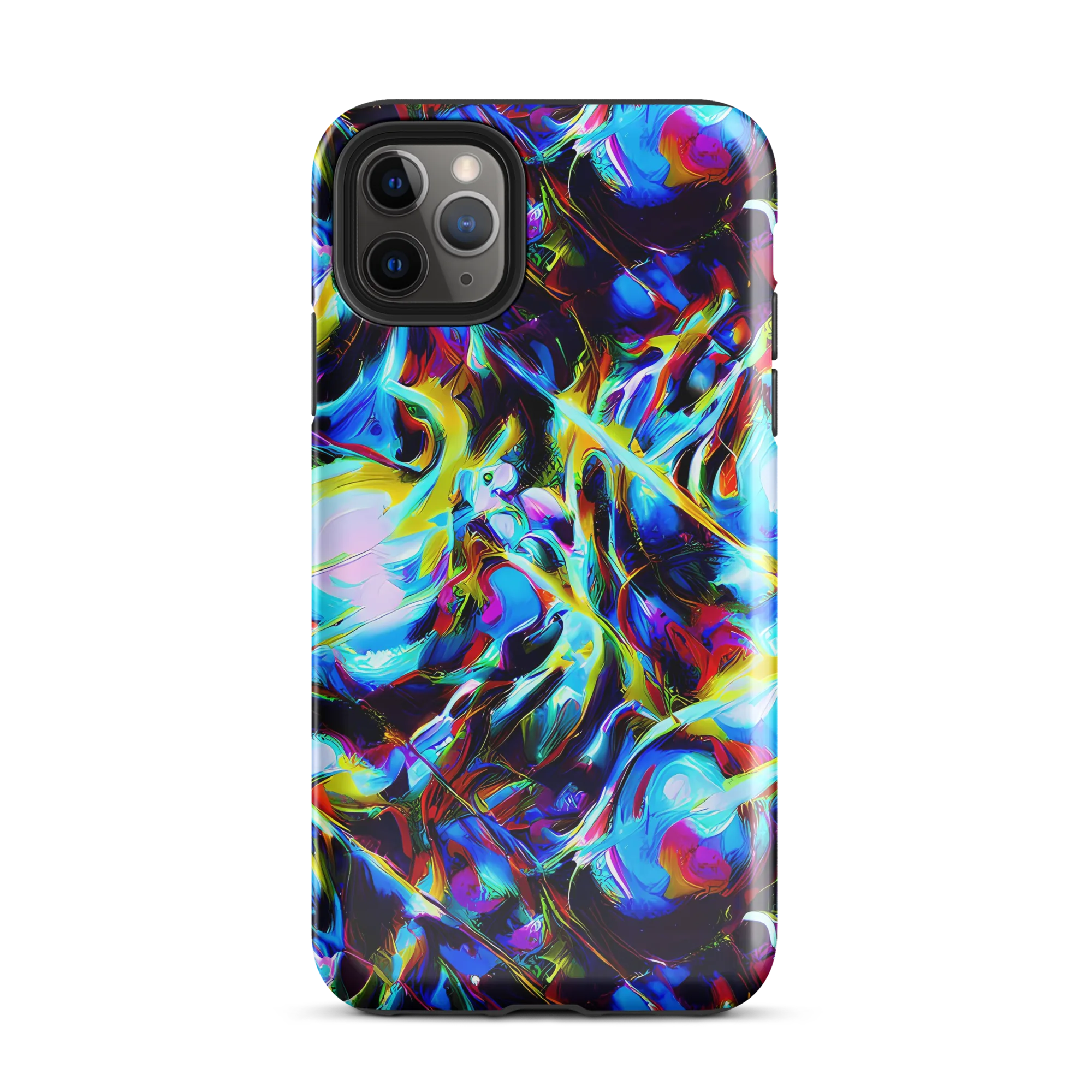 Spectrum Collision on Tough Case for iPhone® — Front