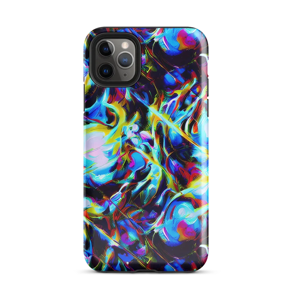 Spectrum Collision on Tough Case for iPhone® — Front