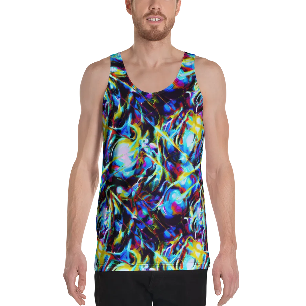 Spectrum Collision on Men's Tank Top — Front
