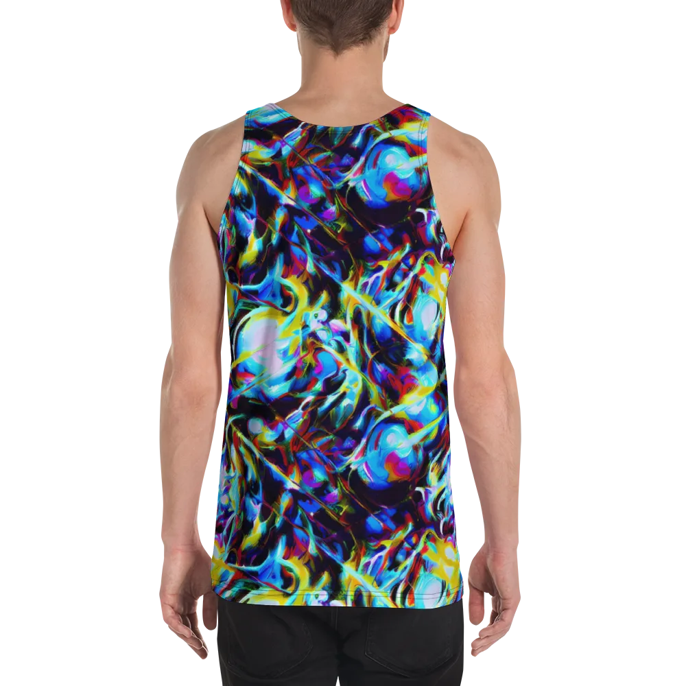 Spectrum Collision on Men's Tank Top — Back