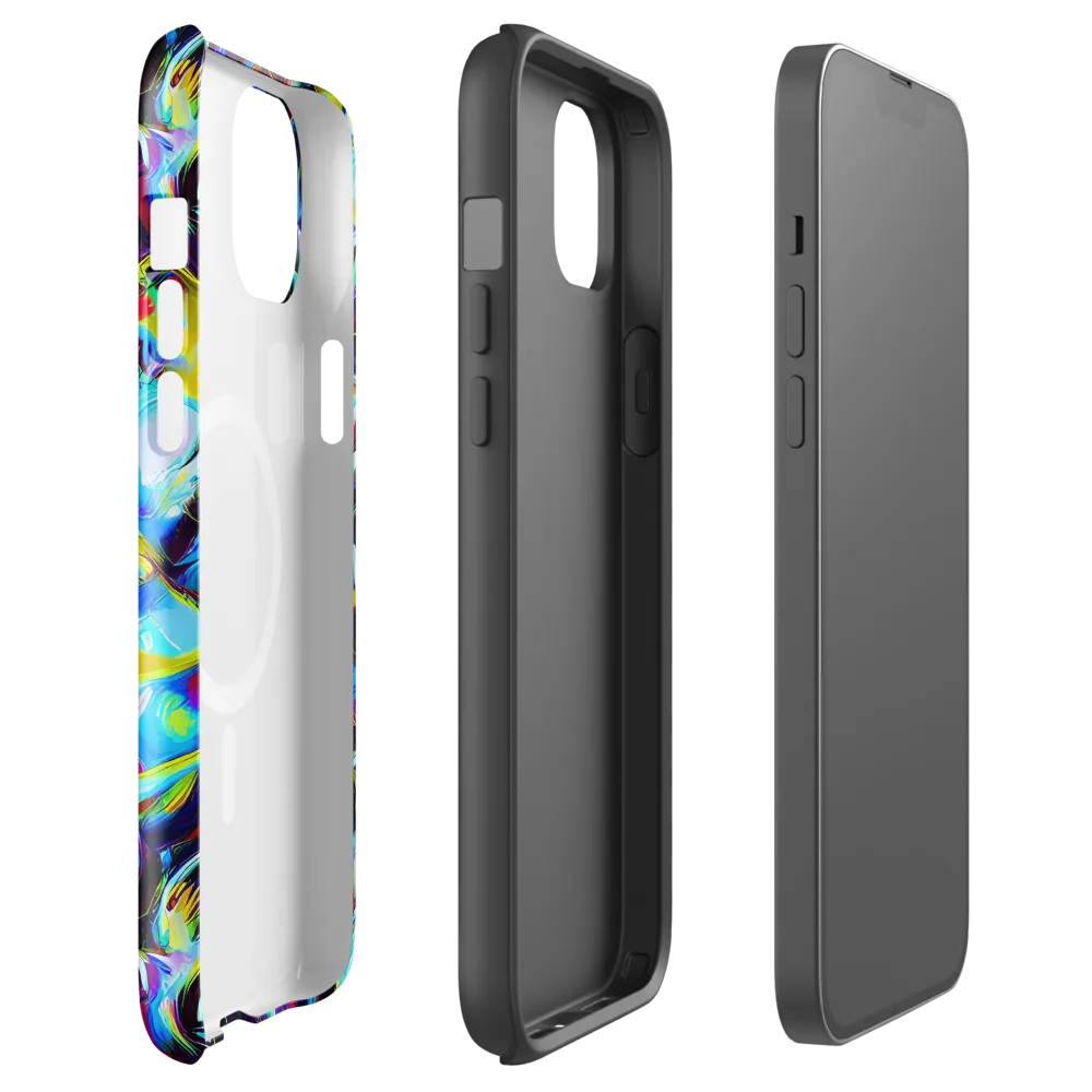 Spectrum Collision on MagSafe Tough Case for iPhone® — Front