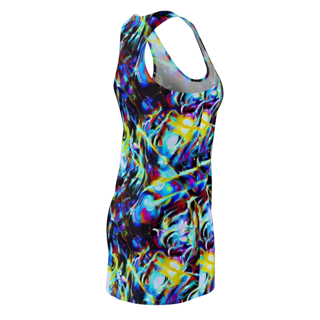 Spectrum Collision on Racerback Dress — Back Side