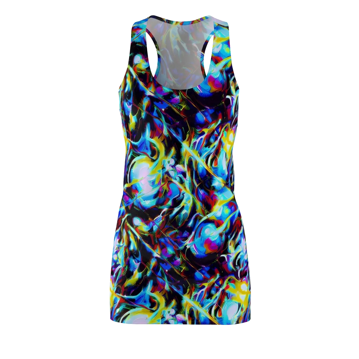 Spectrum Collision on Racerback Dress — Front