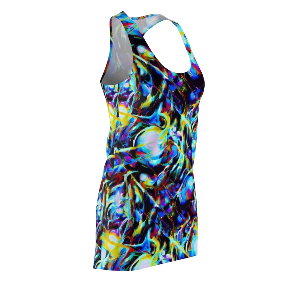 Spectrum Collision on Racerback Dress — Front Side