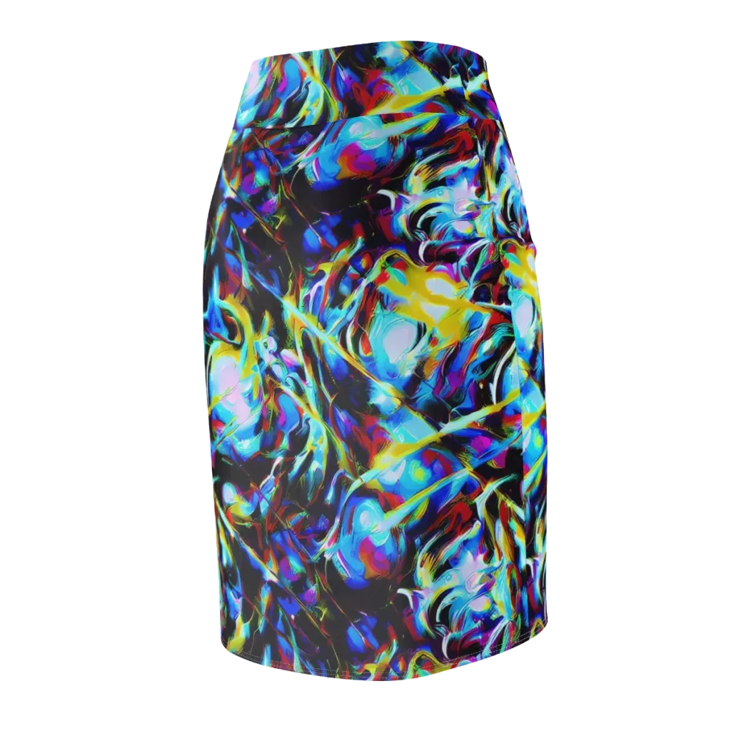 Spectrum Collision on Pencil Skirt — Back Side