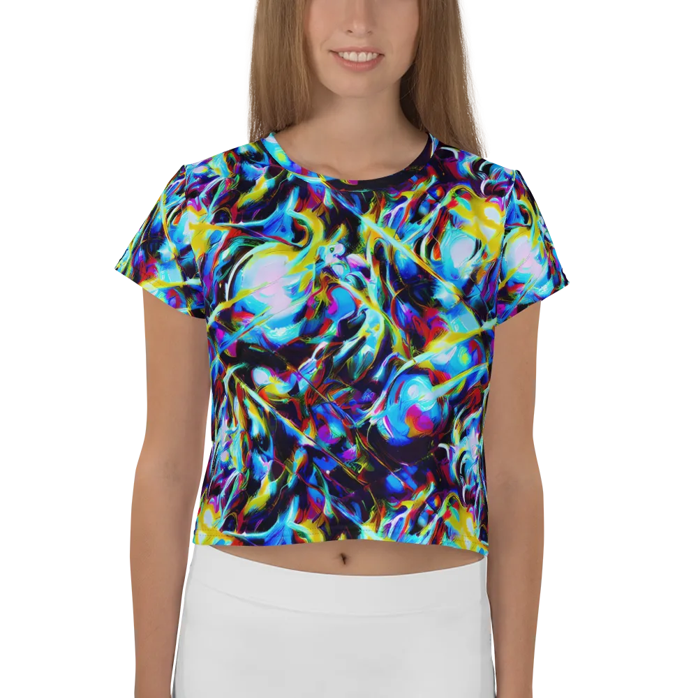 Spectrum Collision on Crop Tee — Front