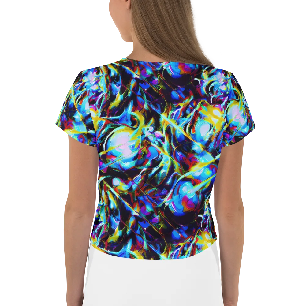 Spectrum Collision on Crop Tee — Back