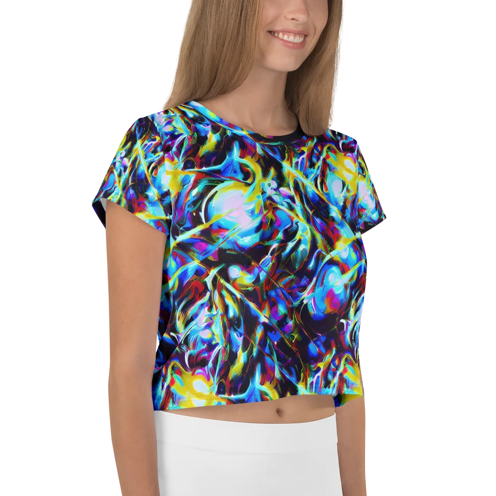 Spectrum Collision on Crop Tee — Right