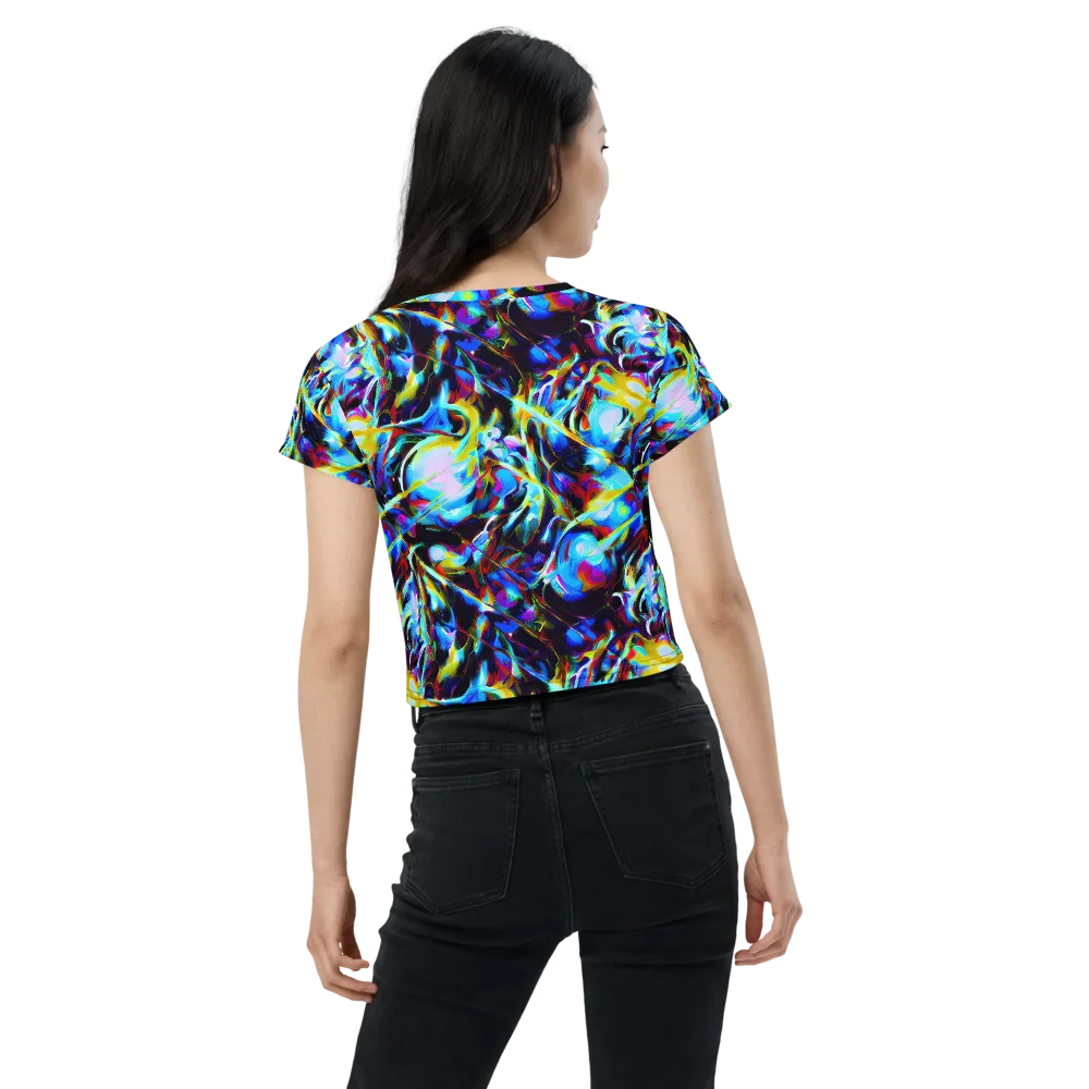 Spectrum Collision on Crop Tee — Back