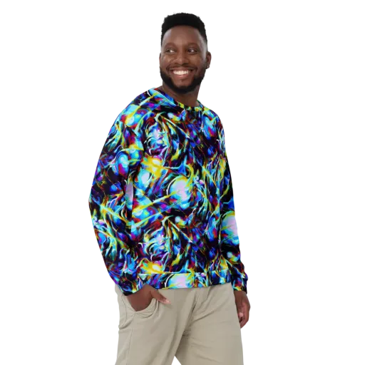 Spectrum Collision on a Sweatshirt