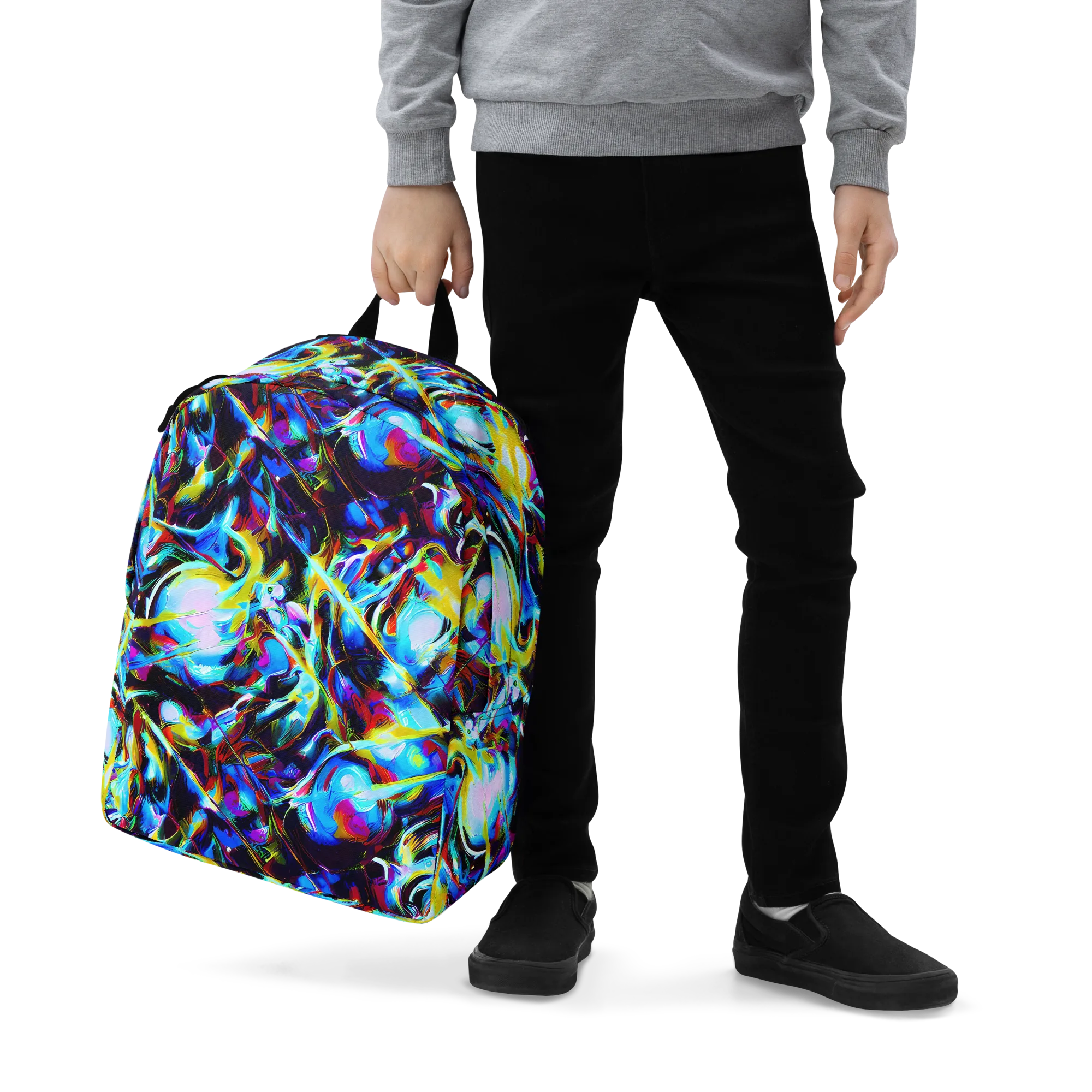 Spectrum Collision on Minimalist Backpack — Zoomed-in