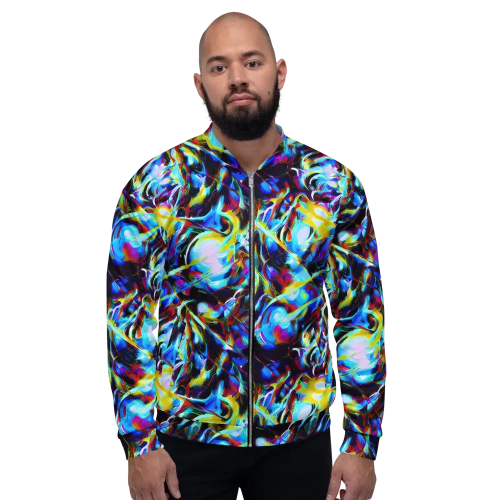 Spectrum Collision on Bomber Jacket — Front