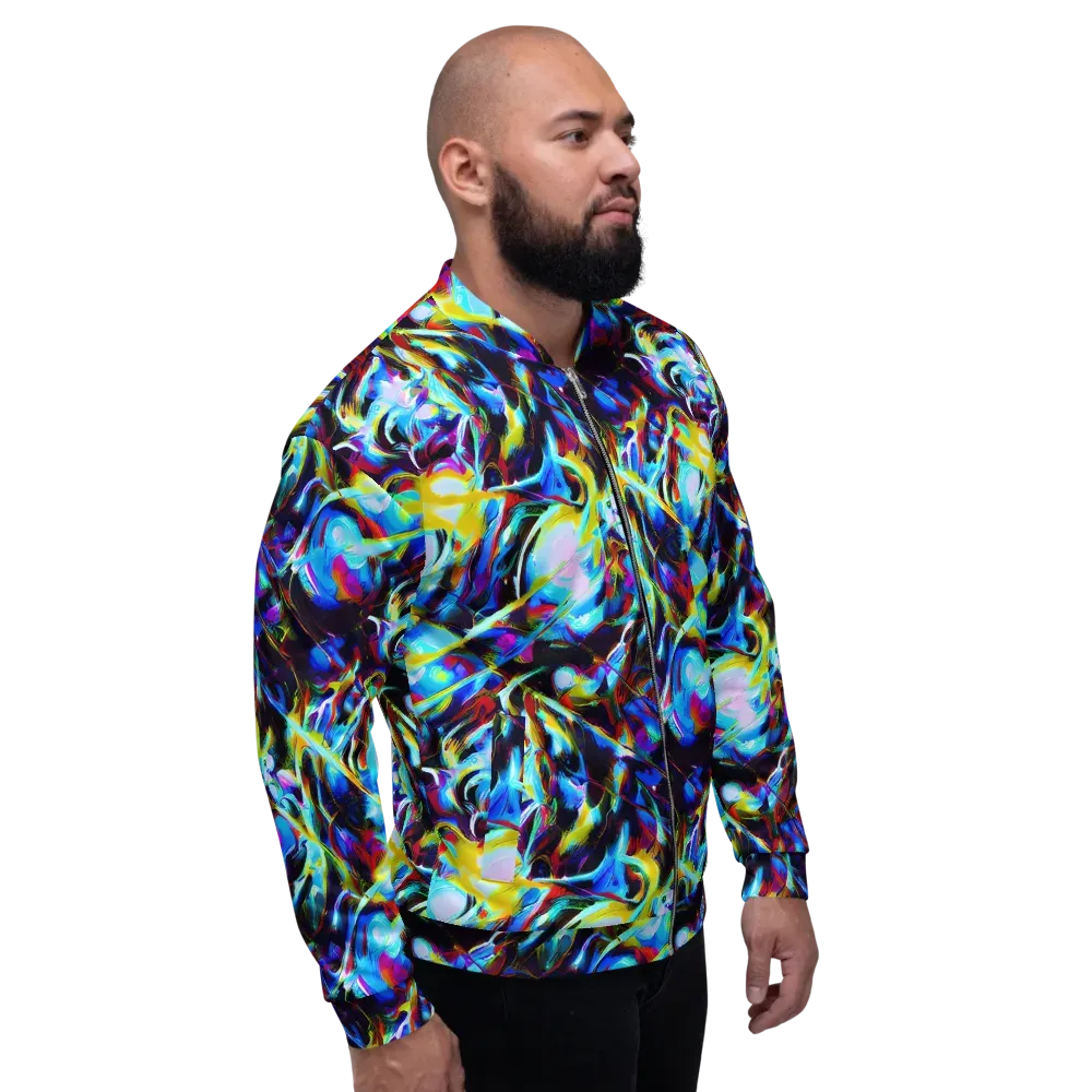 Spectrum Collision on Bomber Jacket — Right