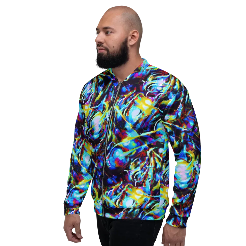 Spectrum Collision on Bomber Jacket — Left