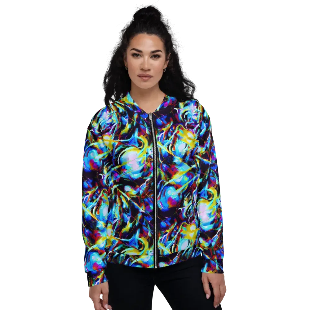 Spectrum Collision on Bomber Jacket — Front