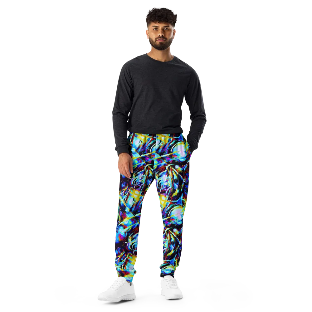 Spectrum Collision on Men's Joggers — Front