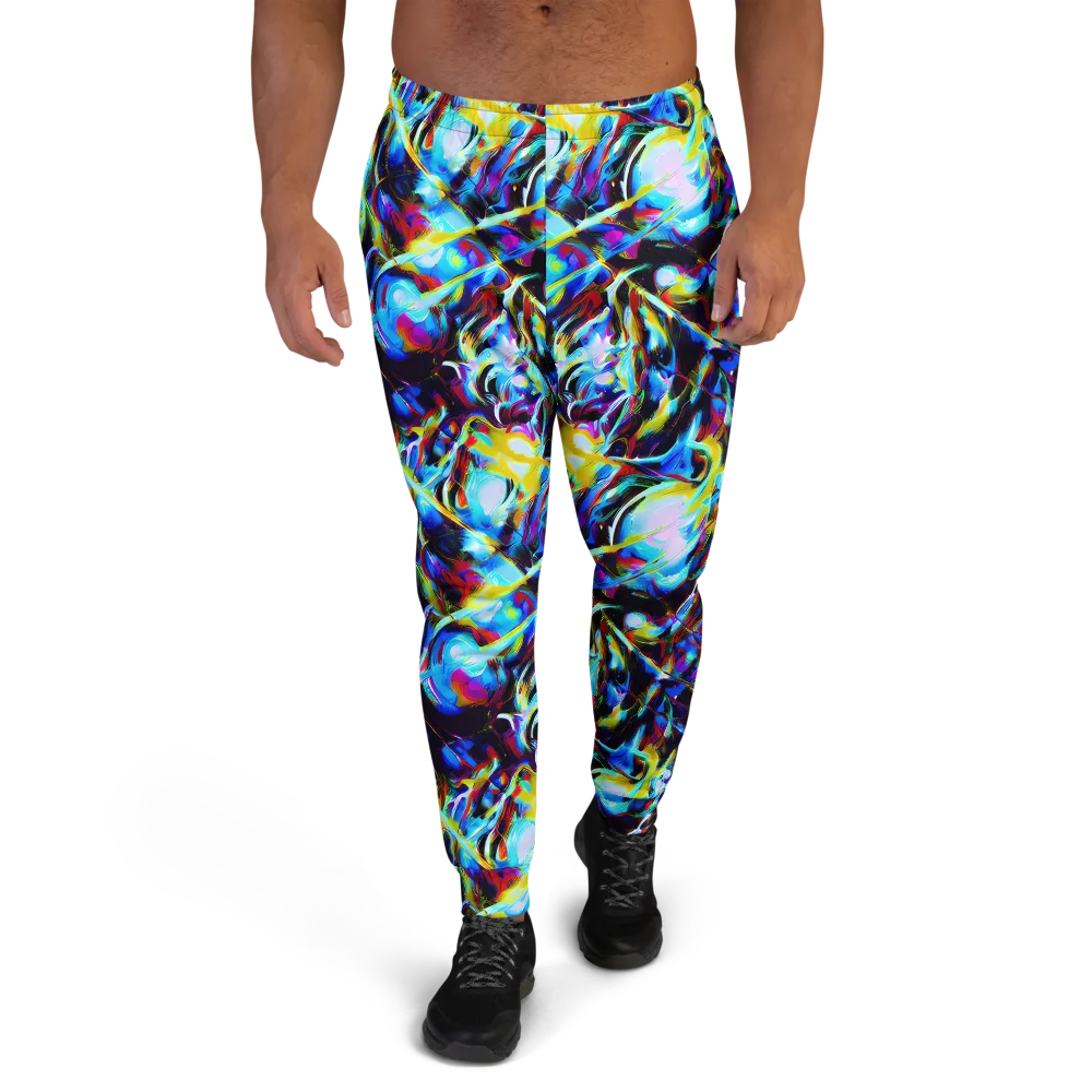 Spectrum Collision on Men's Joggers — Front