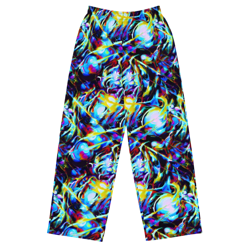 Spectrum Collision on Wide-Leg Pants — Front