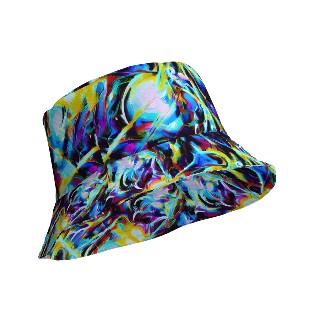 Spectrum Collision on Reversible Bucket Hat — Product details Outside