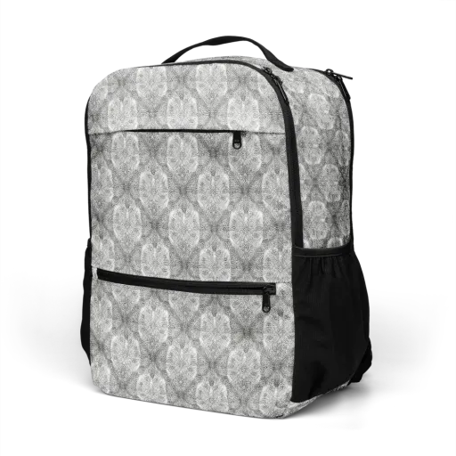 Ivory Filigree on a Utility Backpack