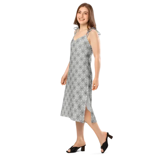 Ivory Filigree on a Slip Dress