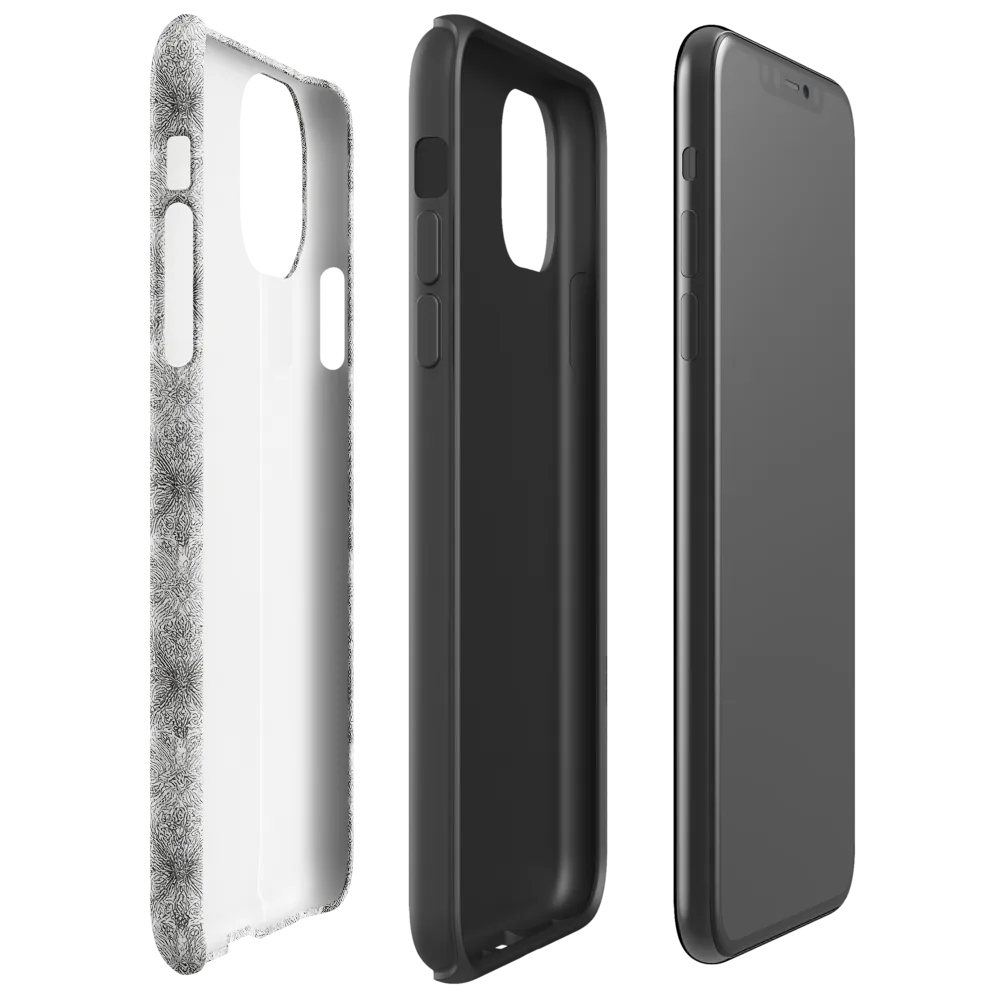 Ivory Filigree on Tough Case for iPhone® — Right