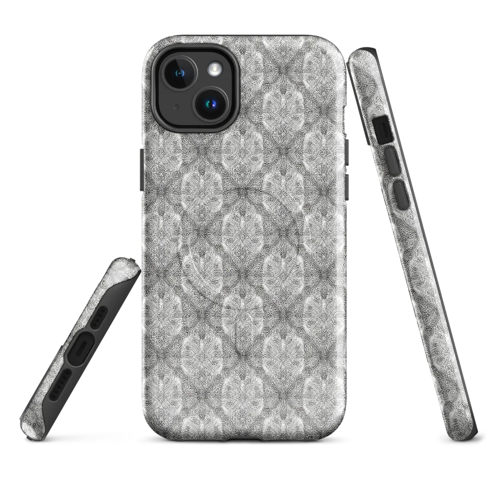 Ivory Filigree on MagSafe Tough Case for iPhone® — Front