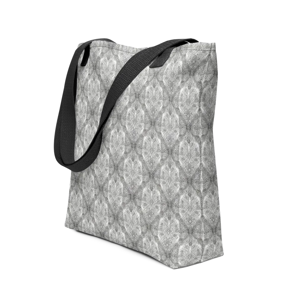 Ivory Filigree on Tote Bag — Front