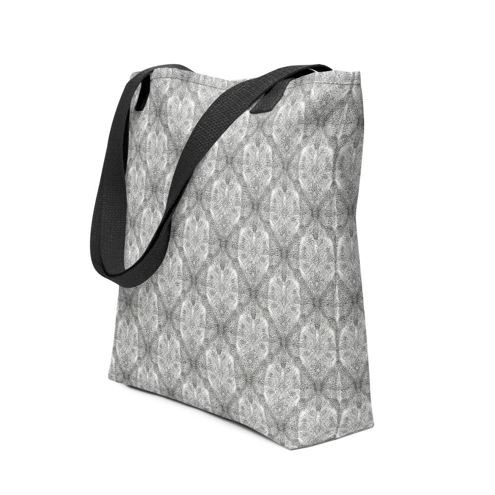 Ivory Filigree on Tote Bag — Front