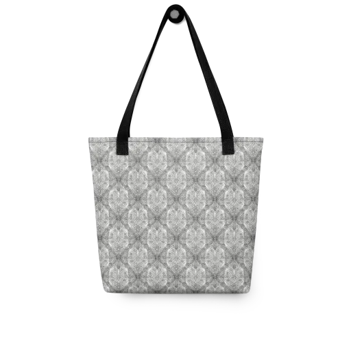 Ivory Filigree on a Tote Bag