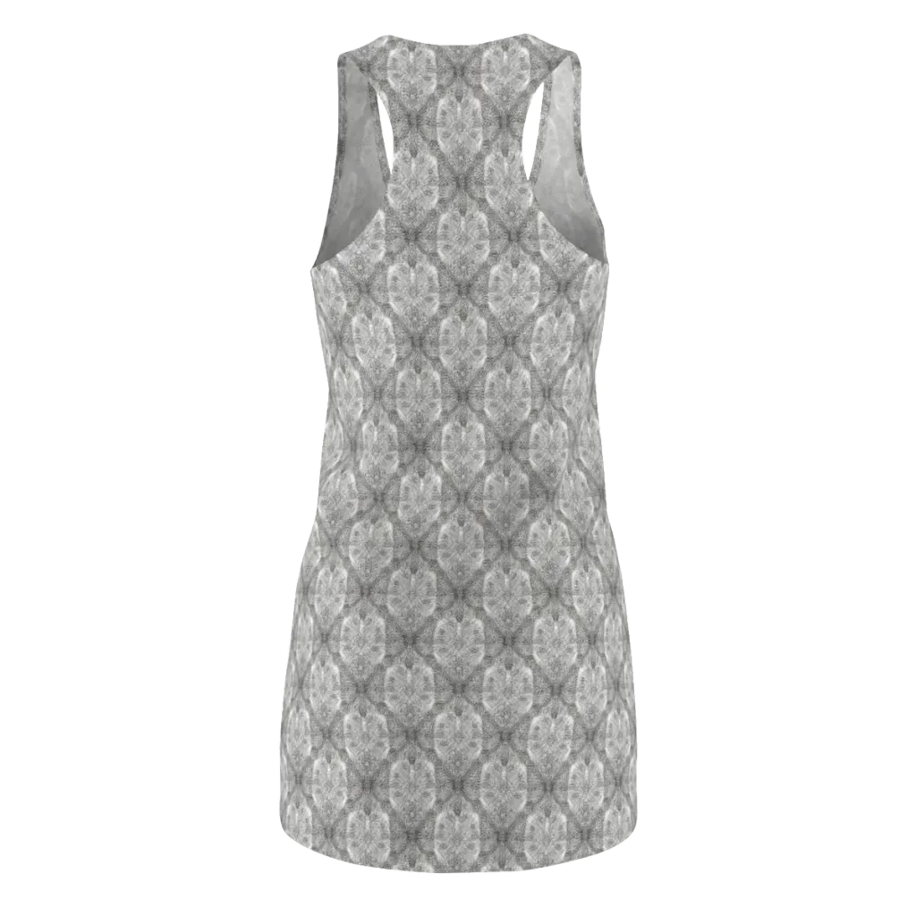 Ivory Filigree on Racerback Dress — Back