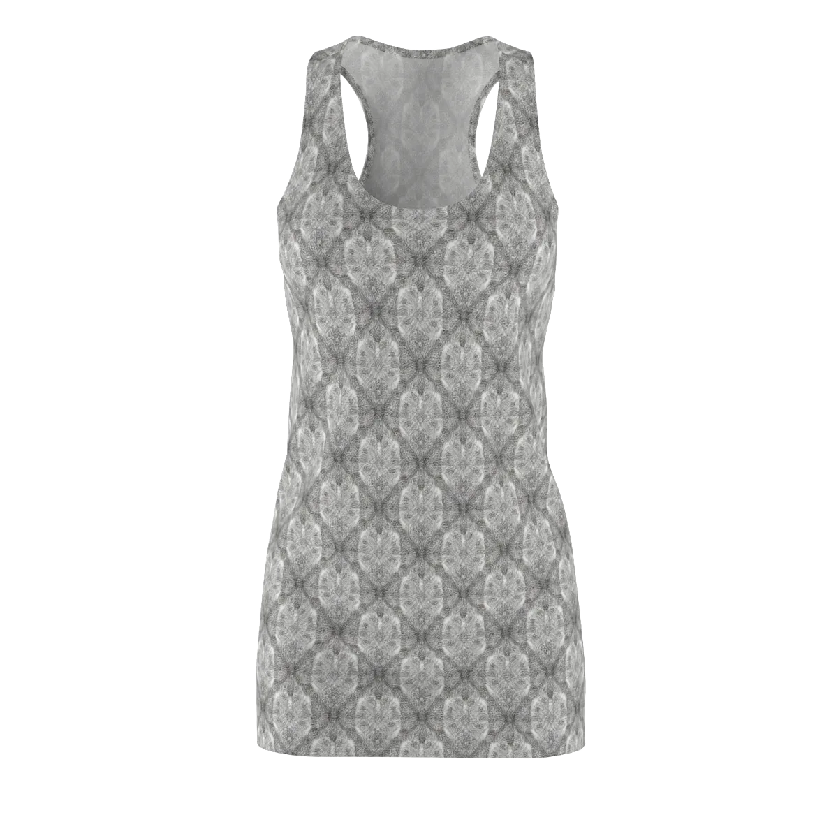 Ivory Filigree on Racerback Dress — Front