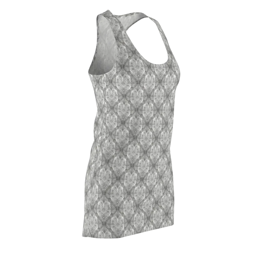 Ivory Filigree on Racerback Dress — Front Side
