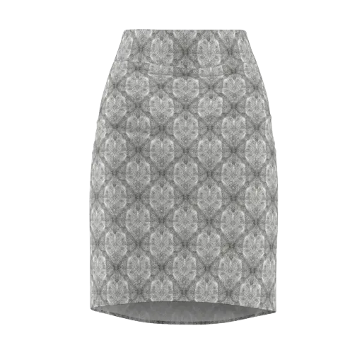 Ivory Filigree on a Pencil Skirt