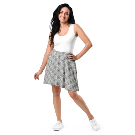 Ivory Filigree on a Skater Skirt