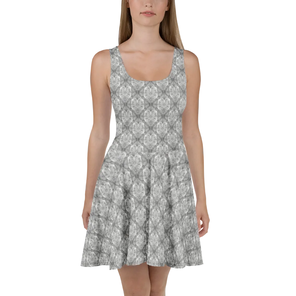 Ivory Filigree on Skater Dress — Front