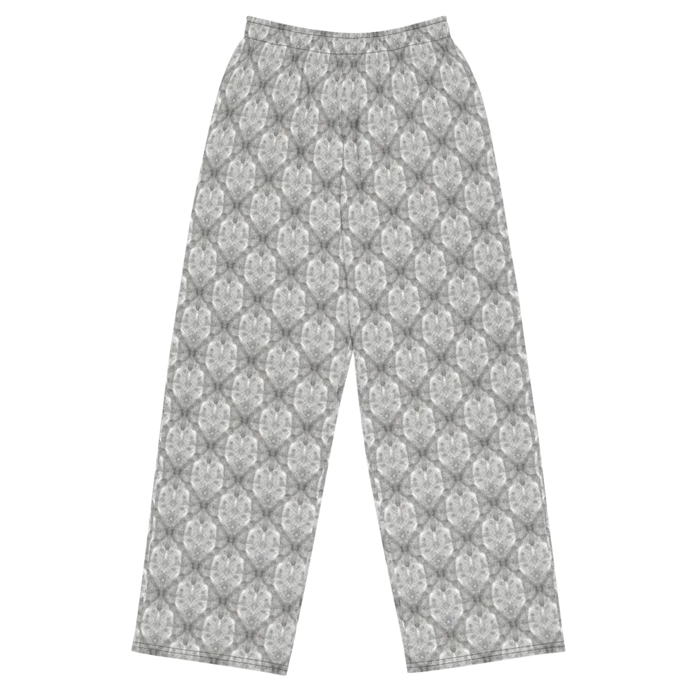 Ivory Filigree on Wide-Leg Pants — Front