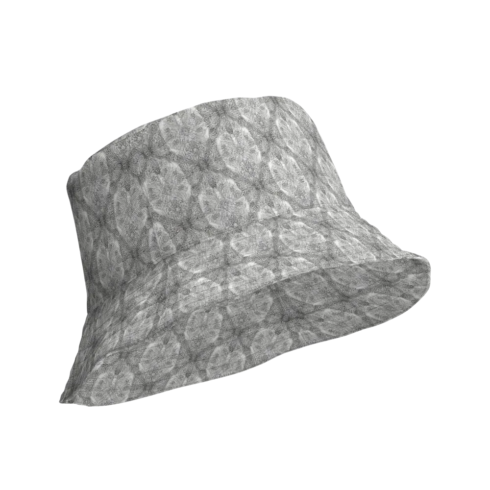 Ivory Filigree on Reversible Bucket Hat — Product details Outside