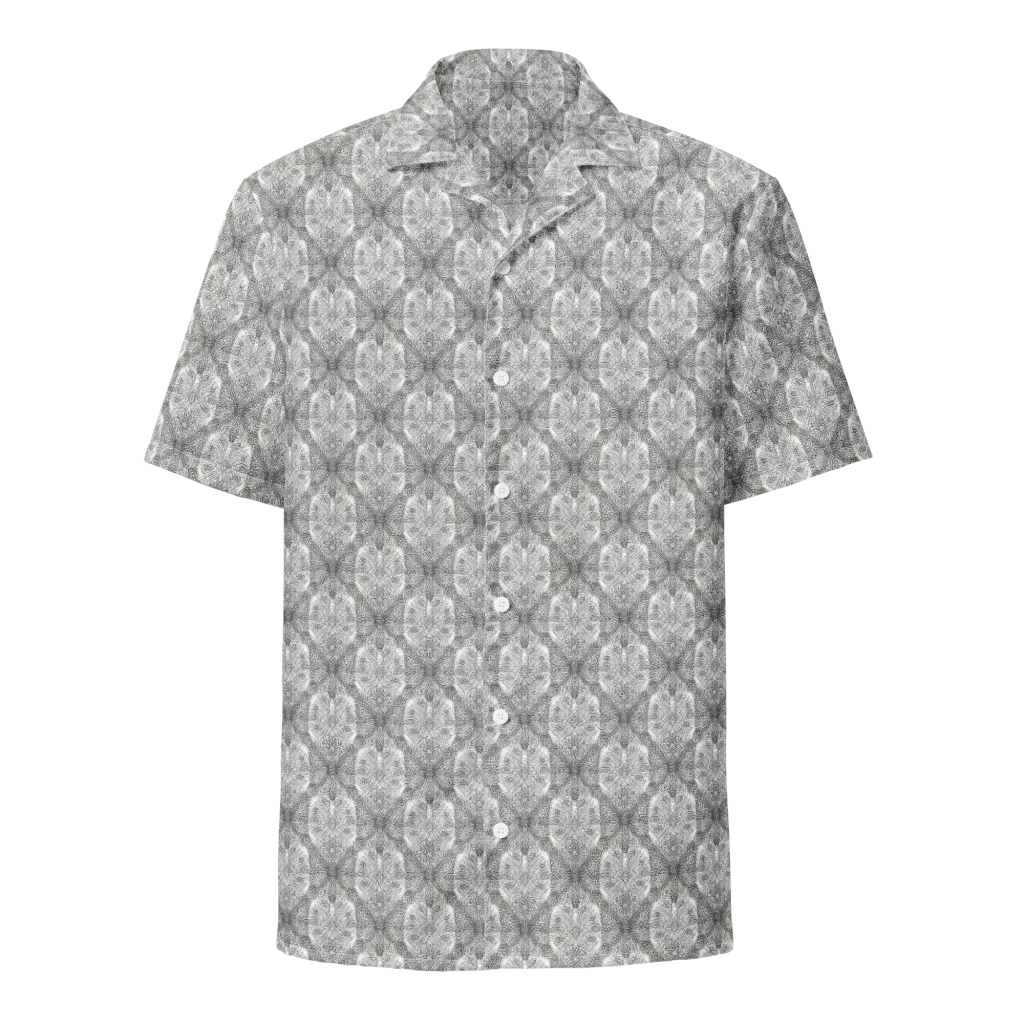 Ivory Filigree on Button Shirt — Front