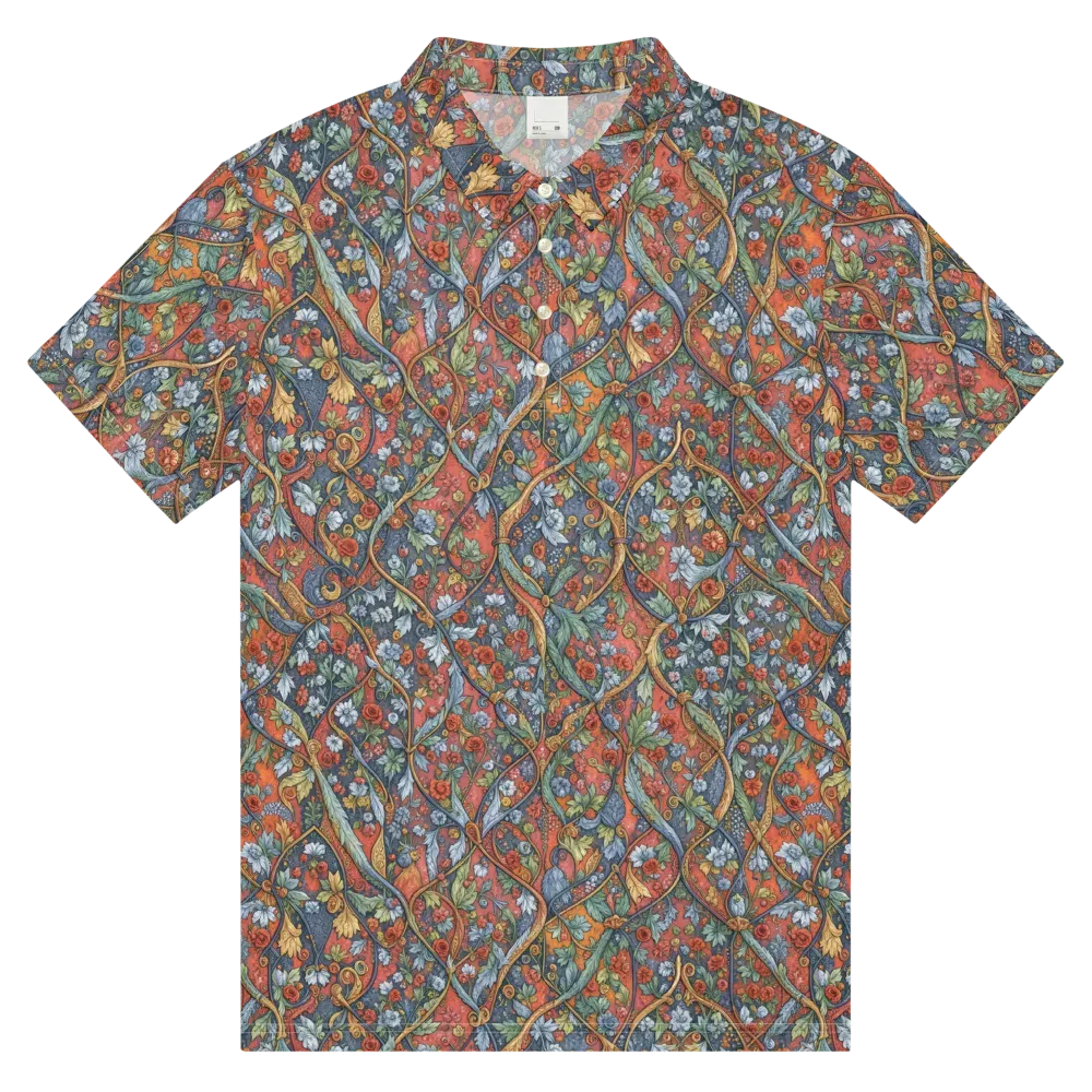 Morris Afterglow on Men's Slim Fit Polo Shirt — Front