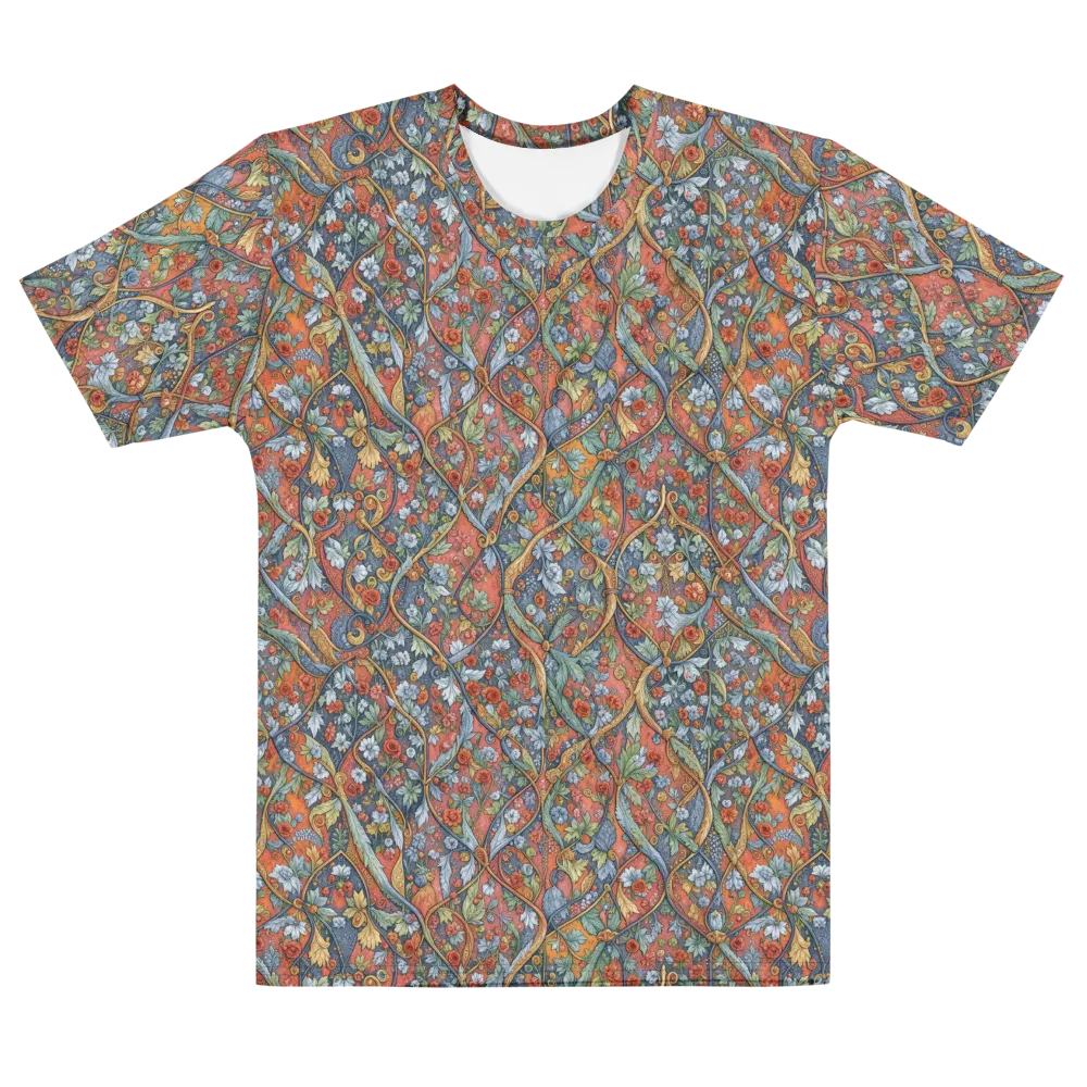 Morris Afterglow on Men's Cotton Crew Neck T-Shirt — Front