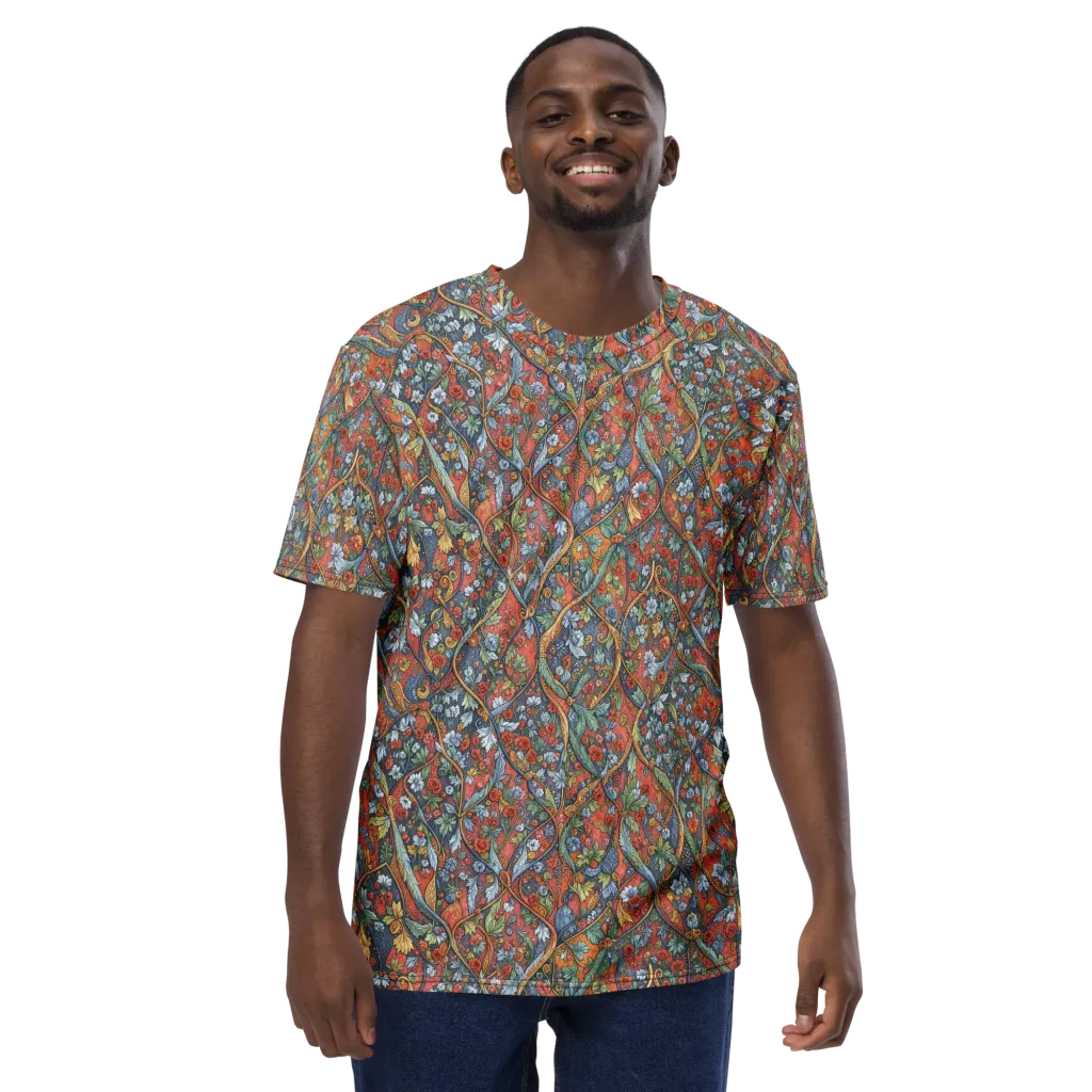 Morris Afterglow on Men's Crew Neck T-Shirt — Front