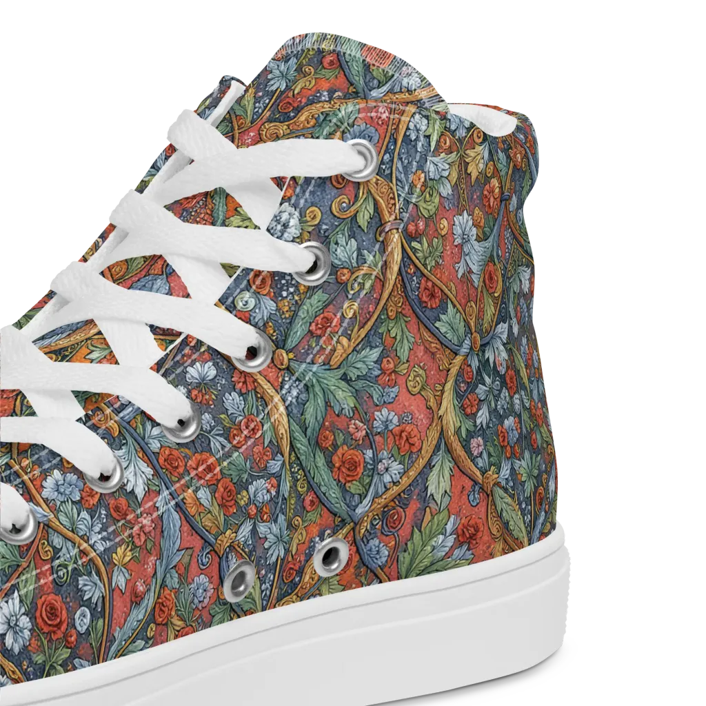Morris Afterglow on Men's High Top Canvas Shoes — Product details 2