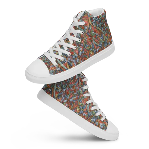 Morris Afterglow on a Women's High Top Canvas Shoes