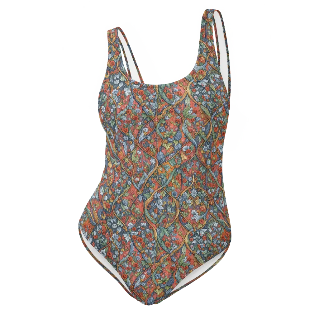 Morris Afterglow on One-Piece Swimsuit — Front