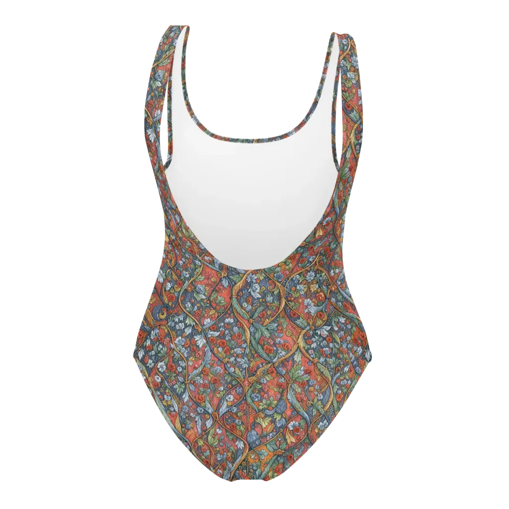 Morris Afterglow on One-Piece Swimsuit — Back