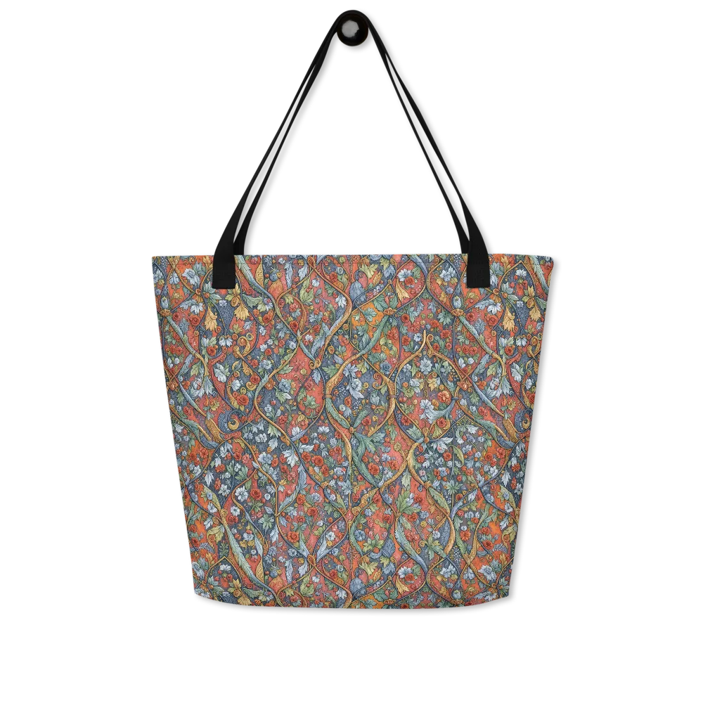 Morris Afterglow on Large Tote Bag W/ Pocket — Front